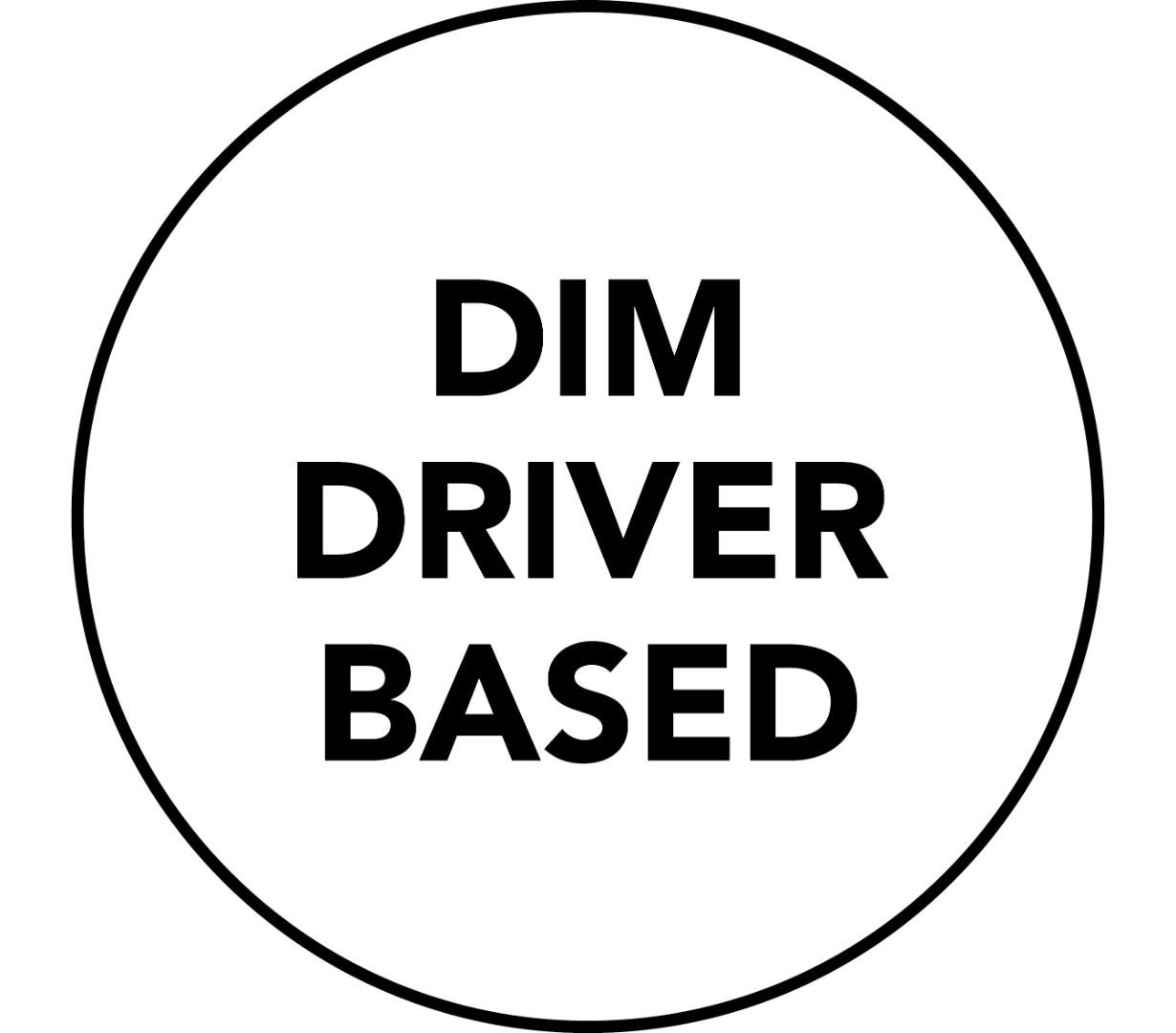 Dimmable based on driver used
